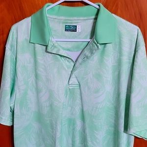 Ben Hogan Golf Polo. Green tropical. Size large